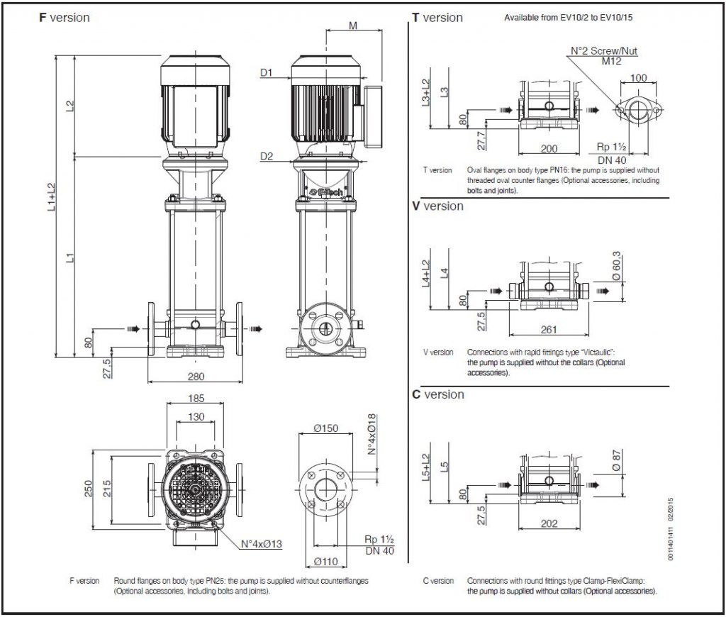EV 10 Vertical Multistage Pumps - Geoquip Water Solutions - FRANKLIN ...